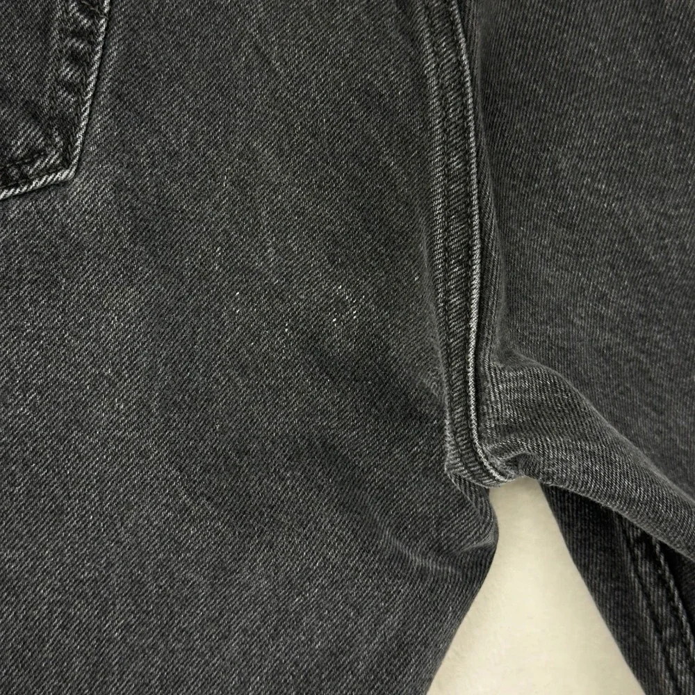Levi's 505 Jeans Mens Regular Fit W36 L30 Black Straight Leg Denim Cotton Pants
